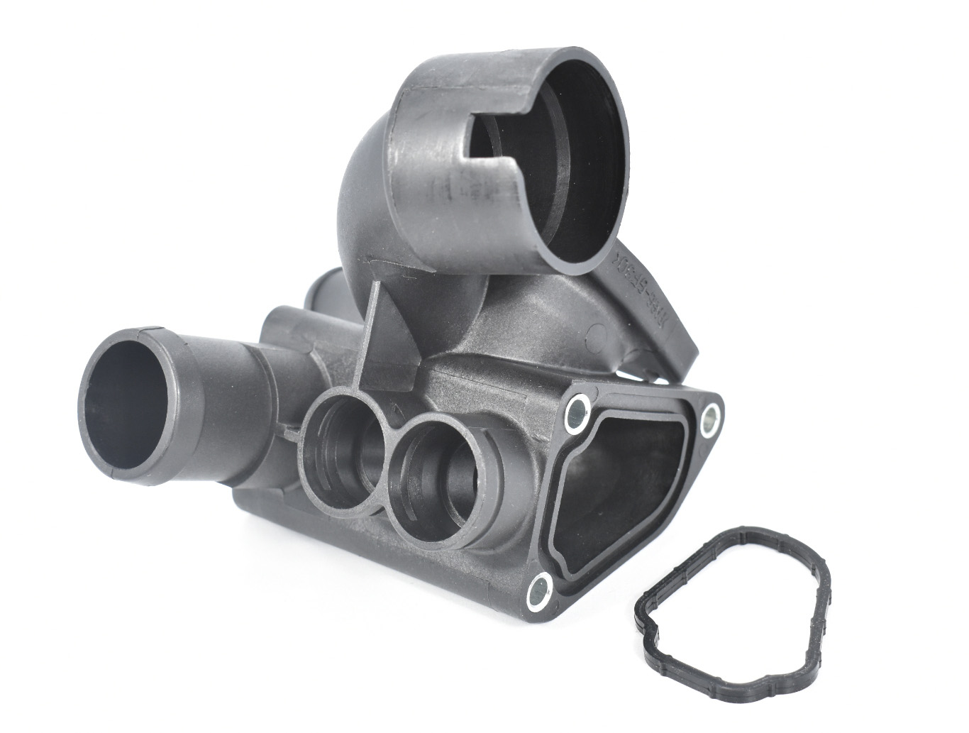 022121117CBRIDA TOMA DE AGUA (HOUSING O CAJA REGULADORA)GOLF / JETTA A3 (MK3) GTI VR6 (93-99) 2.8 LITROS 6 CILINDROS, PASSAT (94-97) VR6 2.8 LITROS 6 CILINDROS, GOLF / JETTA A4 (MK4) (99-00), EUROVAN T4 (00-05) 2.8 LITROS 6 CILINDROS, CORRADO (93-95 2 SALIDAS – 2 BULBOS022121117C - Imagen 3