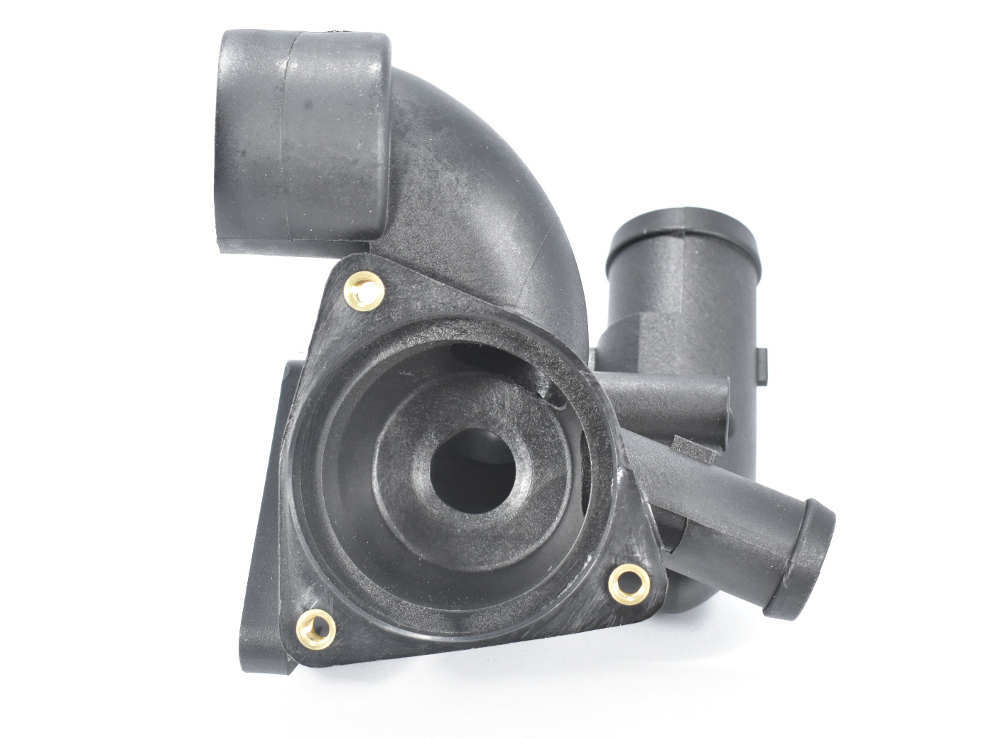 022121117CBRIDA TOMA DE AGUA (HOUSING O CAJA REGULADORA)GOLF / JETTA A3 (MK3) GTI VR6 (93-99) 2.8 LITROS 6 CILINDROS, PASSAT (94-97) VR6 2.8 LITROS 6 CILINDROS, GOLF / JETTA A4 (MK4) (99-00), EUROVAN T4 (00-05) 2.8 LITROS 6 CILINDROS, CORRADO (93-95 2 SALIDAS – 2 BULBOS022121117C - Imagen 4