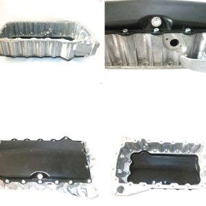 06A103601AACARTER TAPA (ACEITE) PARA MOTORGOLF / JETTA A4 (MK4) (99-05), CLASICO A5 (MK5) (06-15), NEW BEETLE 1.8 LITROS TURBO CON APERTURA PARA SENSOR DE ACEITE – ALUMINIO CON BASE DE METAL06A103601AA