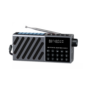 Radio Parlante Bluetooth Portatil Motomo Am fm Motomo Led Negro