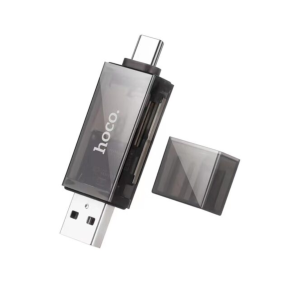 Lector De Memoria Sd Y Micro Sd Usb Y Tipo C 3.0 Hoco Dhd01