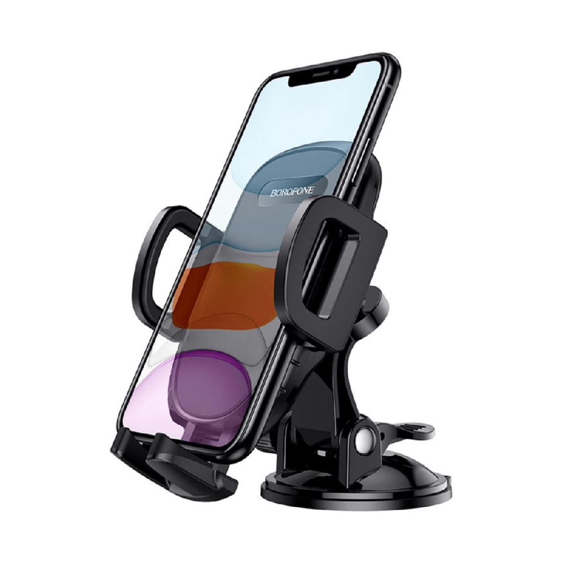 Soporte De Auto Tablero Parabrisas Borofone Bh37 Negro - Imagen 3