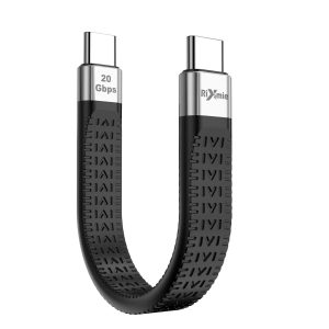 Cable USB-C Corto 5» Carga Rápida Y Datos PD De 100 W 20Gbps