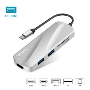 Hub USB-C HDMI 2 USB Macbook 6 EN 1