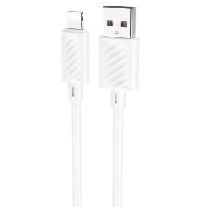 Cable Usb a Lightning Hoco X88 Gratified 60w Blanco