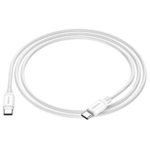 Cable Usb Tipo C a Tipo C BX68 Borofone Blanco