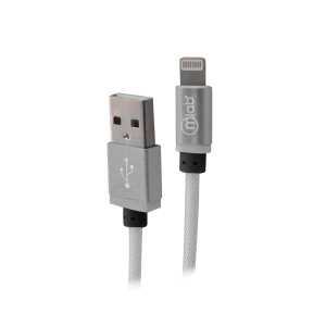 Cable Usb Lightning Microlab Gris