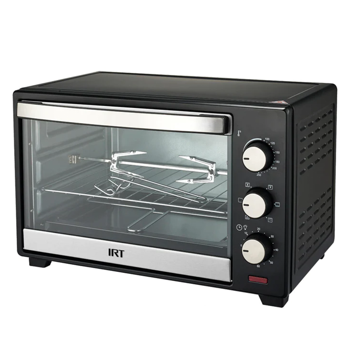 Horno Electrico Irt Jk25a 25 Litros 1600w Acero Inoxidable Plata - Imagen 2