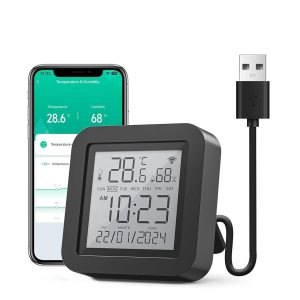 Control Remoto Inteligente IR Y Control De Humedad Temperatura WiFi Compatible Con Alexa y Google