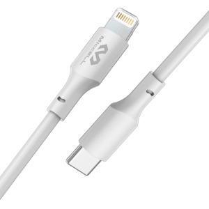 Cable Tipo c A Lightning Miccell Vq-d126 Blanco