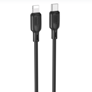 Cable Tipo C Para Lightning Borofone Bx113 1 Metro Negro